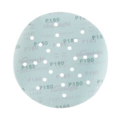 Диск шлифовальный Sunmight Film L312T d225 мм P180 на липучку пленочная основа (50 шт.) (53510) - фото 4