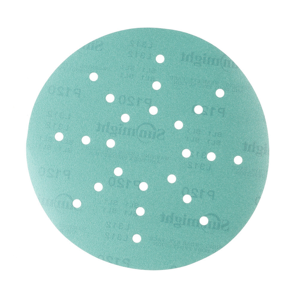 Изображение товара Шлифовальный диск Sunmight Film L312T 225 мм P120 на липучке для стен и потолков