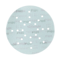 Диск шлифовальный Sunmight Film L312T d225 мм P120 на липучку пленочная основа (50 шт.) (53508) - фото 4