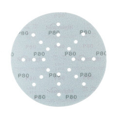 Диск шлифовальный Sunmight Film L312T d225 мм P80 на липучку пленочная основа (50 шт.) (53506) - фото 4