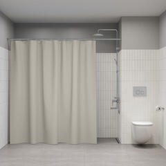 Штора для ванны Iddis BASE 2000х2400 мм полиэстер бежевая (BL02P24i11) - фото 3