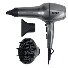 Фен для волос настенный BXG 2400 Вт серый - фото 7