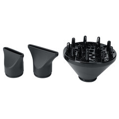 Фен для волос настенный BXG 2400 Вт серый - фото 4