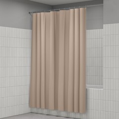 Штора для ванны Iddis 2000х1800 мм PEVA бежевая (P01PE18i11) - фото 9