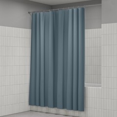 Штора для ванны Iddis 2000х1800 мм PEVA серая (P09PE18i11) - фото 9