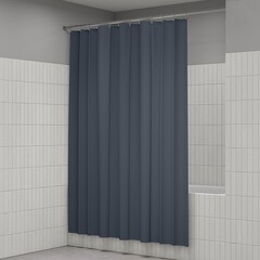 Штора для ванны Iddis 2000х1800 мм полиэстер серая (BS01P18i11) - фото 10