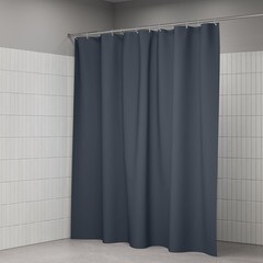 Штора для ванны Iddis 2000х2400 мм полиэстер серая (BL01P24i11) - фото 10