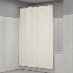 Штора для ванны Iddis 2000х1800 мм полиэстер бежевая (BD04P18i11) - фото 6