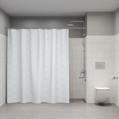 Штора для ванны Iddis 2000х2400 мм полиэстер белая (BD04P24i11) - фото 3