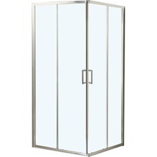 Душевой уголок BelBagno Uno хром 100х100х195 см квадрат стекло прозрачное 5 мм (UNO-195-A-2-100-C-Cr)