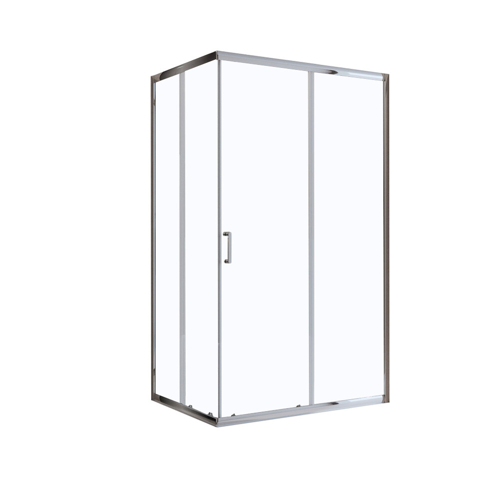 Изображение товара Душевой уголок BelBagno Uno хром 120x100 см прямоугольный прозрачное стекло