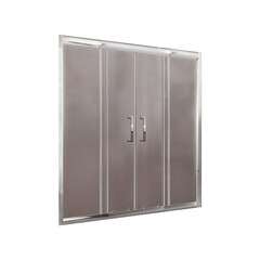 Изображение товара Шторка на ванну раздвижная 150х140х0,5 см профиль хром BelBagno Unique (UNIQUE-VF-2-150/180-140-P-Cr)