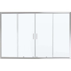 Изображение товара Шторка на ванну раздвижная 150х140х0,5 см профиль хром BelBagno Unique (UNIQUE-VF-2-150/180-140-C-Cr)