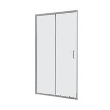 Душевая дверь BelBagno Uno стекло прозрачное 130х185 см профиль хром 5 мм раздвижная (UNO-BF-1-130-C-Cr)