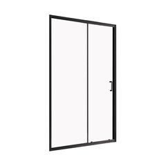 Изображение товара Душевая дверь BelBagno Uno-195 стекло прозрачное 120х195 см профиль черный 5 мм раздвижная (UNO-195-BF-1-120-C-NERO)