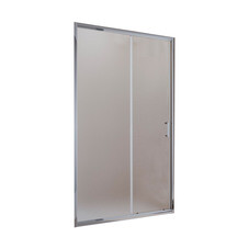 Душевая дверь раздвижная стекло матовое BelBagno Uno-195 160х195 см профиль хром (UNO-195-BF-1-160-P-Cr)