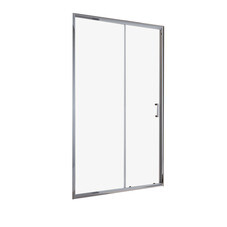 Душевая дверь BelBagno Uno-195 стекло прозрачное 160х195 см профиль хром 5 мм раздвижная (UNO-195-BF-1-160-C-Cr)