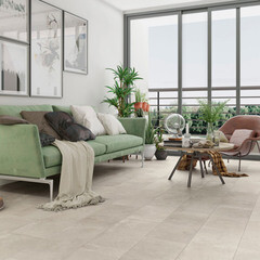 Ламинат 32 класс Classen Visiogrande бетон бежевый 2,368 кв.м 8 мм с фаской влагостойкий широкий - фото 8