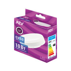 Лампа светодиодная Rev Ritter GX53 4000К 10 Вт 800 Лм 180-240 В таблетка матовая - фото 5