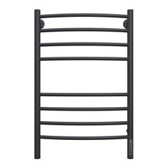 Полотенцесушитель электрический Terminus Классик П8 800х500 мм 168 Вт с терморегулятором черный - фото 1