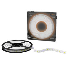 Изображение товара Лента светодиодная SMD 2835 Gauss 3000К 12 В 4,8 Вт/м 5 м IP66 (311000105)