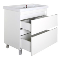 Тумба под раковину АСБ-Мебель Коста 60 см напольная белая (11493) - фото 9