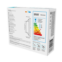 Светильник встраиваемый светодиодный с драйвером белый 5,5 Вт 4000К IP20 Gauss Elementary Downlight (998420205) - фото 2