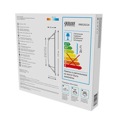 Светильник встраиваемый светодиодный с драйвером белый 26 Вт 4000К IP20 Gauss Elementary Downlight (998520224) - фото 3