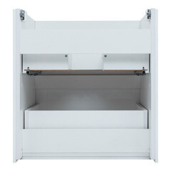 Комплект тумба с раковиной Lavelly Cube 60 см подвесная белая - фото 5