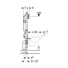 Комплект инсталляции Geberit Sigma с унитазом Lavelly Classic и сиденьем дюропласт микролифт быстросъем - фото 3
