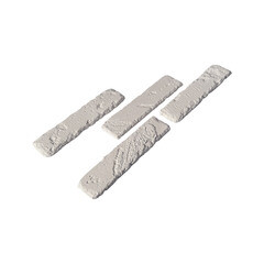 Искусственный камень Monte Alba Йорк Брик белый (84 шт.=0,96 кв.м) - фото 3