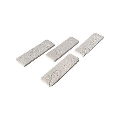 Искусственный камень White Hills Кельн Брик белый (96 шт.=1,63 кв.м) - фото 3