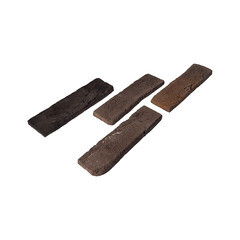 Искусственный камень White Hills Лондон Брик кофейный (60 шт.=1,16 кв.м) - фото 3