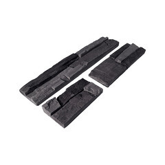 Искусственный камень White Hills Фьорд Лэнд черно-серый (24 шт.=0,8 кв.м) - фото 3