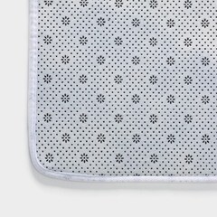 Коврик для ванной серый 60х40 см Доляна Галька (851397) - фото 5