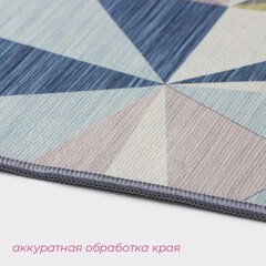 Набор ковриков для ванной и туалета разноцветный 80х50/50х40 Доляна Гранулы (6997794) - фото 7