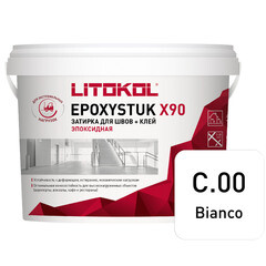Изображение товара Затирка эпоксидная Litokol EpoxyStuk X90 c.00 белый 10 кг