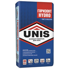 Изображение товара Ровнитель (стяжка пола) первичный Unis Горизонт Hydro высокопрочный 25 кг