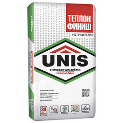 Изображение товара Шпаклевка гипсовая Unis Теплон Финиш финишная белая 15 кг