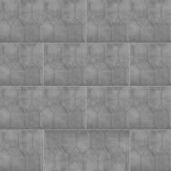 Керамогранит Lavelly Hexagon Relief темно-серый матовый 1200х600х8,5 мм (2 шт.=1,44 кв.м) - фото 6