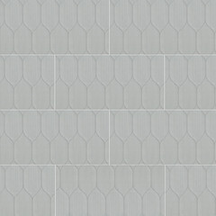 Керамогранит Lavelly Hexagon Relief светло-серый матовый 1200х600х8,5 мм (2 шт.=1,44 кв.м) - фото 6