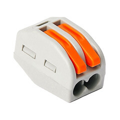 Клемма на 2 провода КМ 222-412 0,08-(2,5)4 кв.мм с рычажками без пасты (50 шт.) (ЦБ-00021625) - фото 5