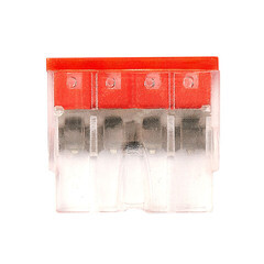 Клемма на 4 провода КМ 2273-204 0,5-2,5 кв.мм самозажимная без пасты (6 шт.) (ЦБ-00021635) - фото 4