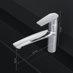 Смеситель для кухни AM.PM хром однорычажный (F90A00000) - фото 10