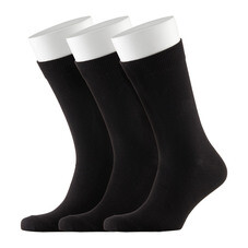 Носки мужские Hesler гребенная пряжа 44-46 черные (3 пары)