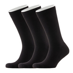 Носки мужские Hesler кардная пряжа 41-43 черные (3 пары) - фото 1