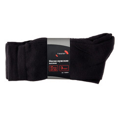 Носки мужские Hesler кардная пряжа 41-43 черные (3 пары) - фото 2