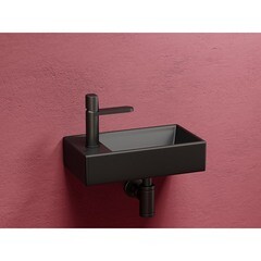 Раковина Ceramicanova Element 40 см подвесная черная матовая (CN6051RMB) - фото 5