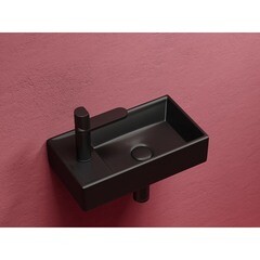 Раковина Ceramicanova Element 40 см подвесная черная матовая (CN6051RMB) - фото 4