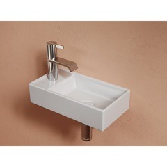 Раковина Ceramicanova Element 40 см подвесная белая (CN6051R) - фото 9